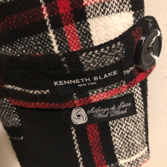Kenneth Blake NY wool blend plaid jacket - Picture 9 of 12